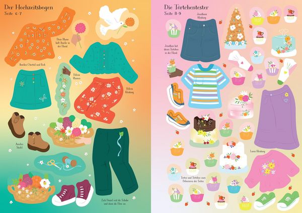 Produktbild: Mein erstes Anziehpuppen-Stickerbuch: Helen auf dem Hochzeitsfest