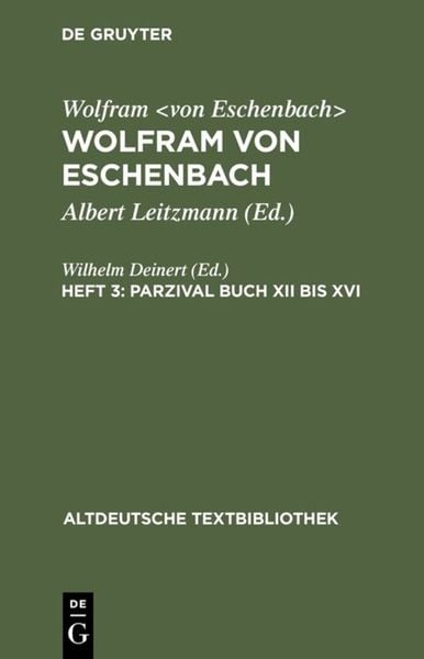Produktbild: Parzival Buch XII bis XVI