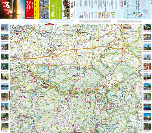 Produktbild: MARCO POLO Freizeitkarte 17 Sauerland, Siegerland 1:110.000
