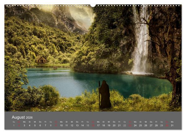 Produktbild: Zwielicht - Fantasylandschaften (Wandkalender 2026 DIN A2 quer), CALVENDO Monatskalender