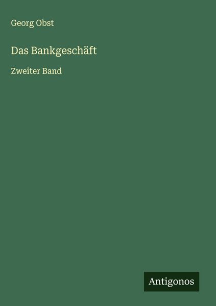 Produktbild: Das Bankgesch&auml;ft