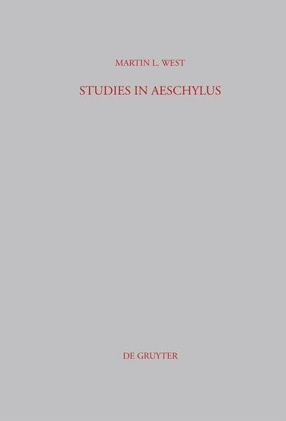 Produktbild: Studies in Aeschylus