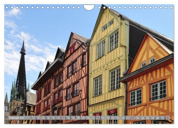 Produktbild: Quer durch die Normandie (Wandkalender 2027 DIN A4 quer), CALVENDO Monatskalender