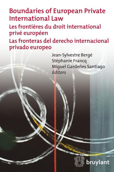 Produktbild: Boundaries of European Private International Law