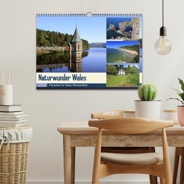 Produktbild: Naturwunder Wales (Wandkalender 2026 DIN A3 quer), CALVENDO Monatskalender