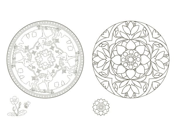 Produktbild: Ich male Mandalas aus. Mandalablock f&uuml;r Kindergarten und Vorschule