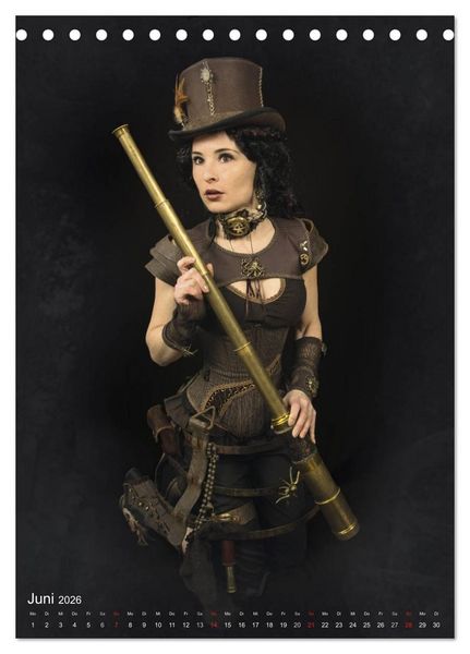 Produktbild: Steampunk Artwork (Tischkalender 2026 DIN A5 hoch), CALVENDO Monatskalender