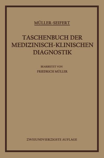 Produktbild: Taschenbuch der Medizinisch-Klinischen Diagnostik