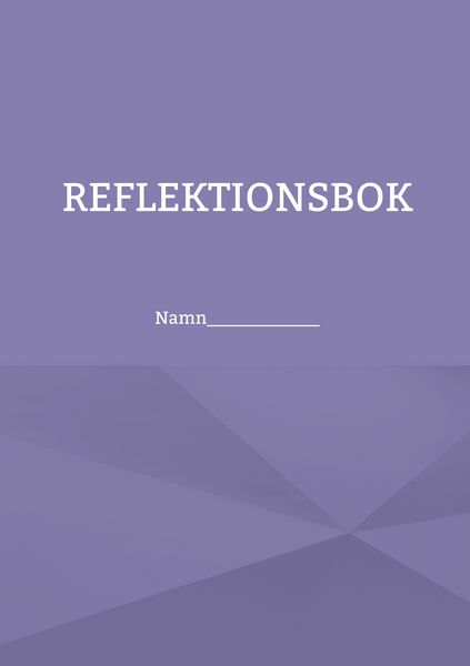 Produktbild: Reflektionsbok