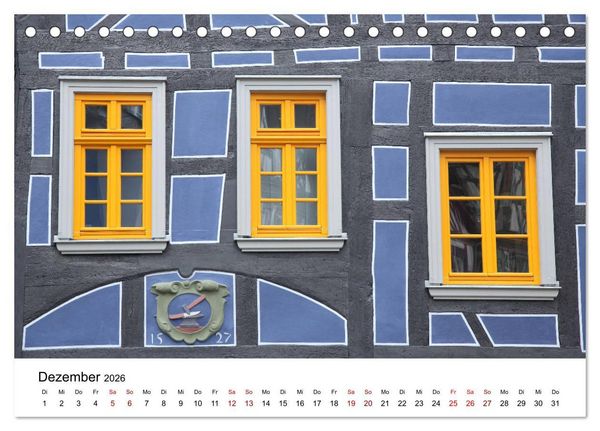 Produktbild: Idstein Perle im Taunus (Tischkalender 2026 DIN A5 quer), CALVENDO Monatskalender