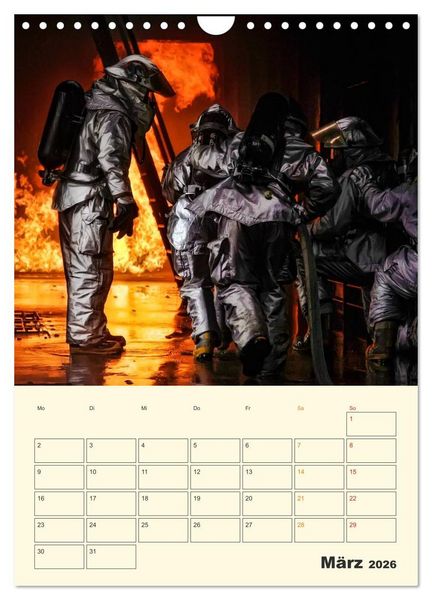 Produktbild: Feuerwehr - im Einsatz weltweit (Wandkalender 2026 DIN A4 hoch), CALVENDO Monatskalender
