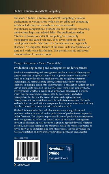 Produktbild: Production Engineering and Management under Fuzziness