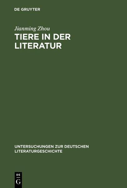 Produktbild: Tiere in der Literatur