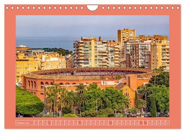 Produktbild: Ein Herz f&uuml;r M&aacute;laga (Wandkalender 2026 DIN A4 quer), CALVENDO Monatskalender