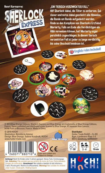 Produktbild: Sherlock Express (Spiel)