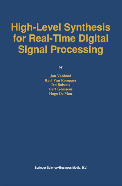 Produktbild: High-Level Synthesis for Real-Time Digital Signal Processing