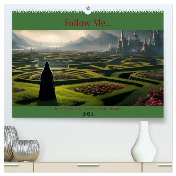 Produktbild: Follow Me... (High Quality Premium Wall Calendar 2026 DIN A2 landscape),CALVENDO 12 Month Wall Calendar