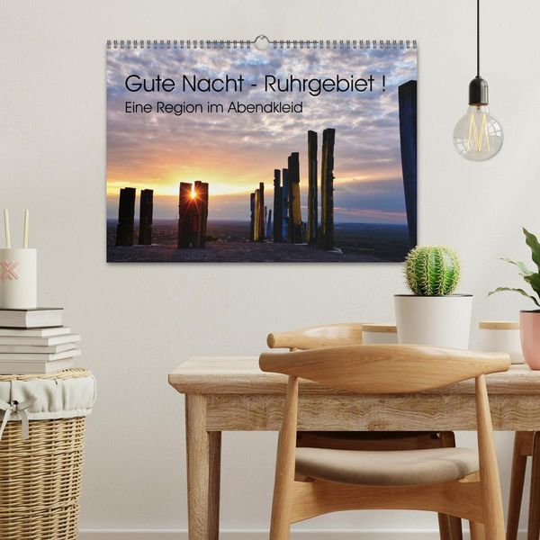 Produktbild: Gute Nacht - Ruhrgebiet! (Wandkalender 2026 DIN A3 quer), CALVENDO Monatskalender