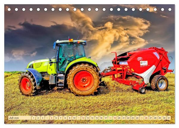 Produktbild: Landwirtschaft - Hightech und Handarbeit (Tischkalender 2026 DIN A5 quer), CALVENDO Monatskalender