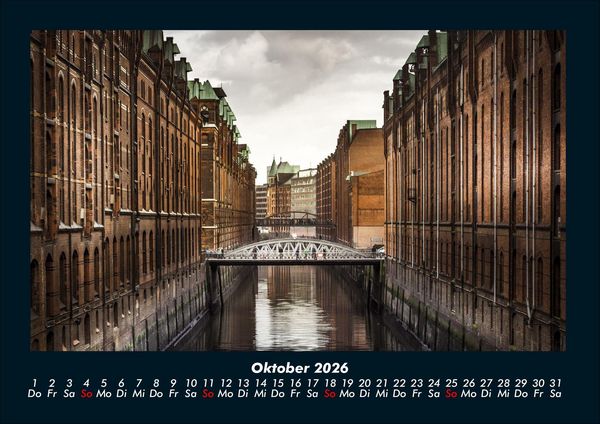 Produktbild: Hamburg 2026 Fotokalender DIN A4