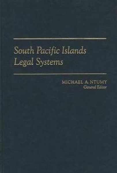 Produktbild: South Pacific Islands Legal Systems