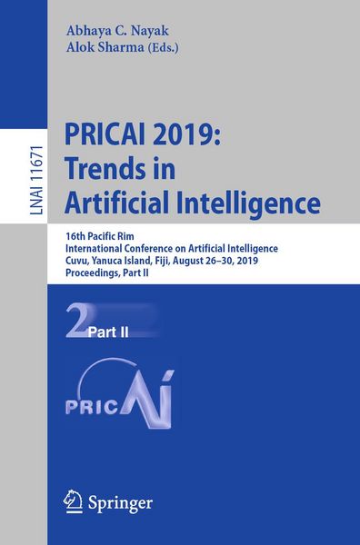 Produktbild: PRICAI 2019: Trends in Artificial Intelligence