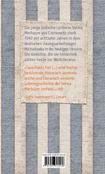 Produktbild: Selma Merbaum &ndash; Ich habe keine Zeit gehabt zuende zu schreiben