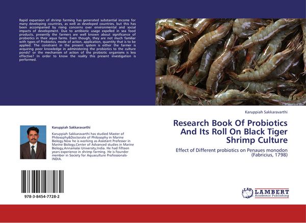 Produktbild: Research Book Of Probiotics And Its Roll On Black Tiger Shrimp Culture