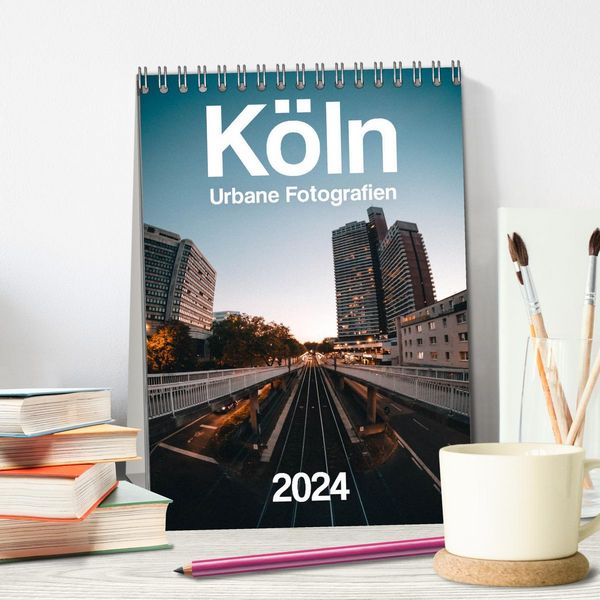 Produktbild: K&ouml;ln &ndash; Urbane Fotografien (Tischkalender 2026 DIN A5 hoch), CALVENDO Monatskalender