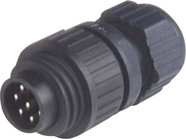 Hirschmann 934 126-100-1 Rundstecker Stecker, gerade Serie (Rundsteckverbinder): CA Gesamtpolzahl: 6 + PE 1 St.