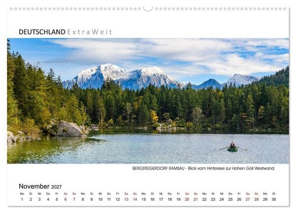 Produktbild: Bergsteigerdorf RAMSAU - Juwel im Berchtesgadener Land (Wandkalender 2027 DIN A2 quer), CALVENDO Monatskalender