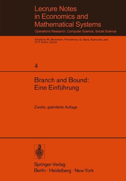 Produktbild: Branch and Bound: Eine Einf&uuml;hrung