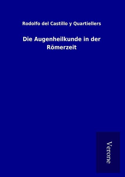 Produktbild: Die Augenheilkunde in der R&ouml;merzeit