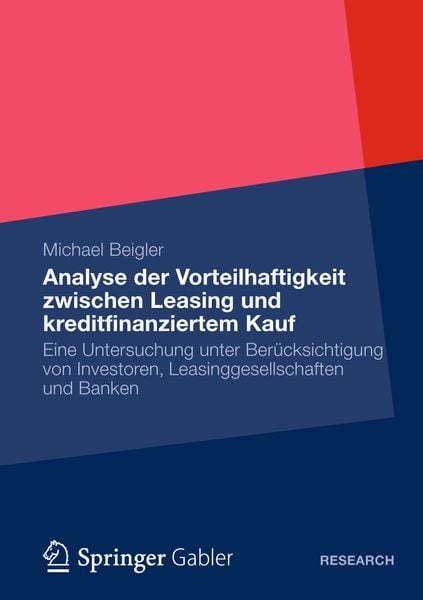 Produktbild: Vorteilhaftigkeit zwischen Leasing und kreditfinanziertem Kauf