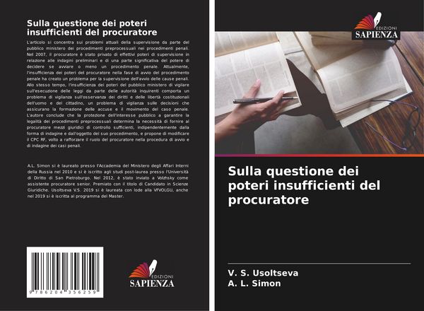 Produktbild: Sulla questione dei poteri insufficienti del procuratore