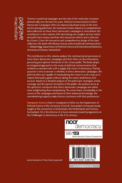 Produktbild: Political Communication in Direct Democratic Campaigns