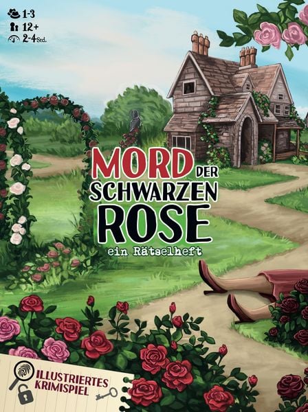 Produktbild: Mord der Schwarzen Rose - ein R&auml;tselheft von Cluehound