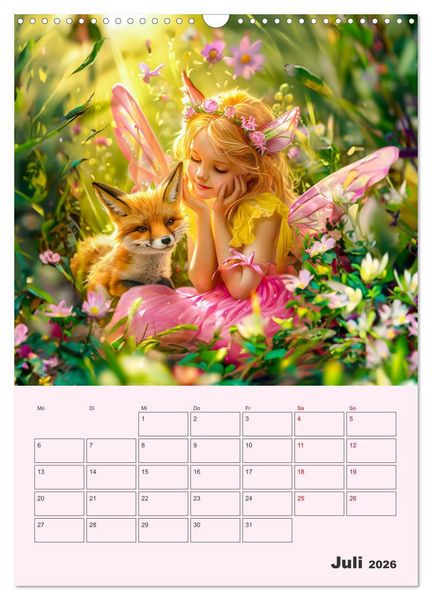 Produktbild: Elfenkinder der Natur - Niedlicher Termin-Planer f&uuml;r das Jahr (Wandkalender 2026 DIN A3 hoch), CALVENDO Monatskalender