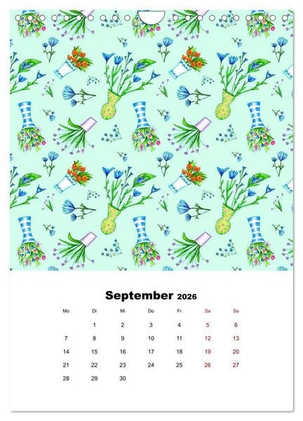 Produktbild: MUSTERMACKE (Wandkalender 2026 DIN A4 hoch), CALVENDO Monatskalender
