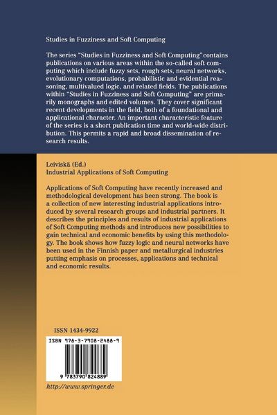 Produktbild: Industrial Applications of Soft Computing