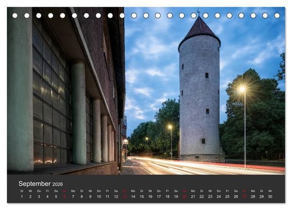 Produktbild: M&uuml;nster mit Licht (Tischkalender 2026 DIN A5 quer), CALVENDO Monatskalender