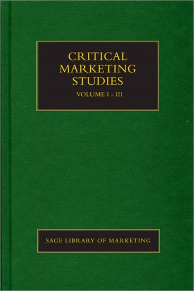 Produktbild: Critical Marketing Studies
