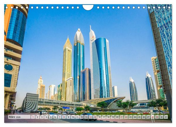 Produktbild: Dubai - Traumstadt der Scheichs (Wandkalender 2026 DIN A4 quer), CALVENDO Monatskalender