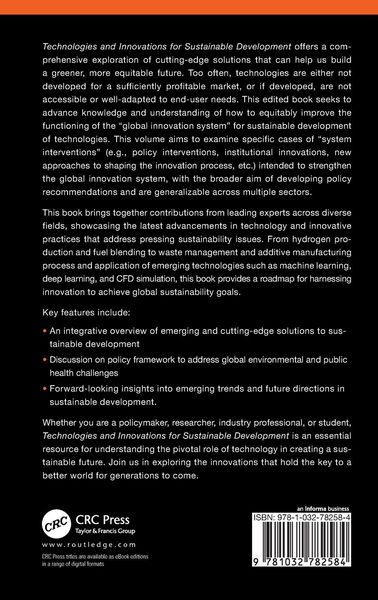 Produktbild: Technologies and Innovations for Sustainable Development