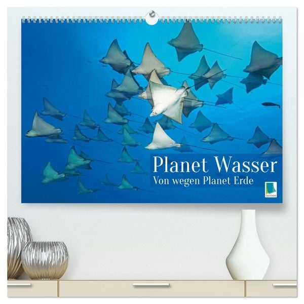 Produktbild: Planet Wasser: Von wegen Planet Erde (hochwertiger Premium Wandkalender 2026 DIN A2 quer), Kunstdruck in Hochglanz