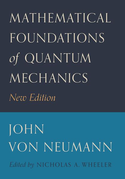 Produktbild: Mathematical Foundations of Quantum Mechanics
