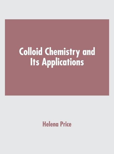 Produktbild: Colloid Chemistry and Its Applications