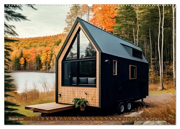 Produktbild: Tiny Houses - wohnen auf kleinstem Raum (Wandkalender 2026 DIN A2 quer), CALVENDO Monatskalender