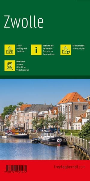 Produktbild: Zwolle, Stadtplan 1:20.000, freytag & berndt
