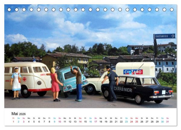 Produktbild: Bella Italia im Modell (Tischkalender 2026 DIN A5 quer), CALVENDO Monatskalender